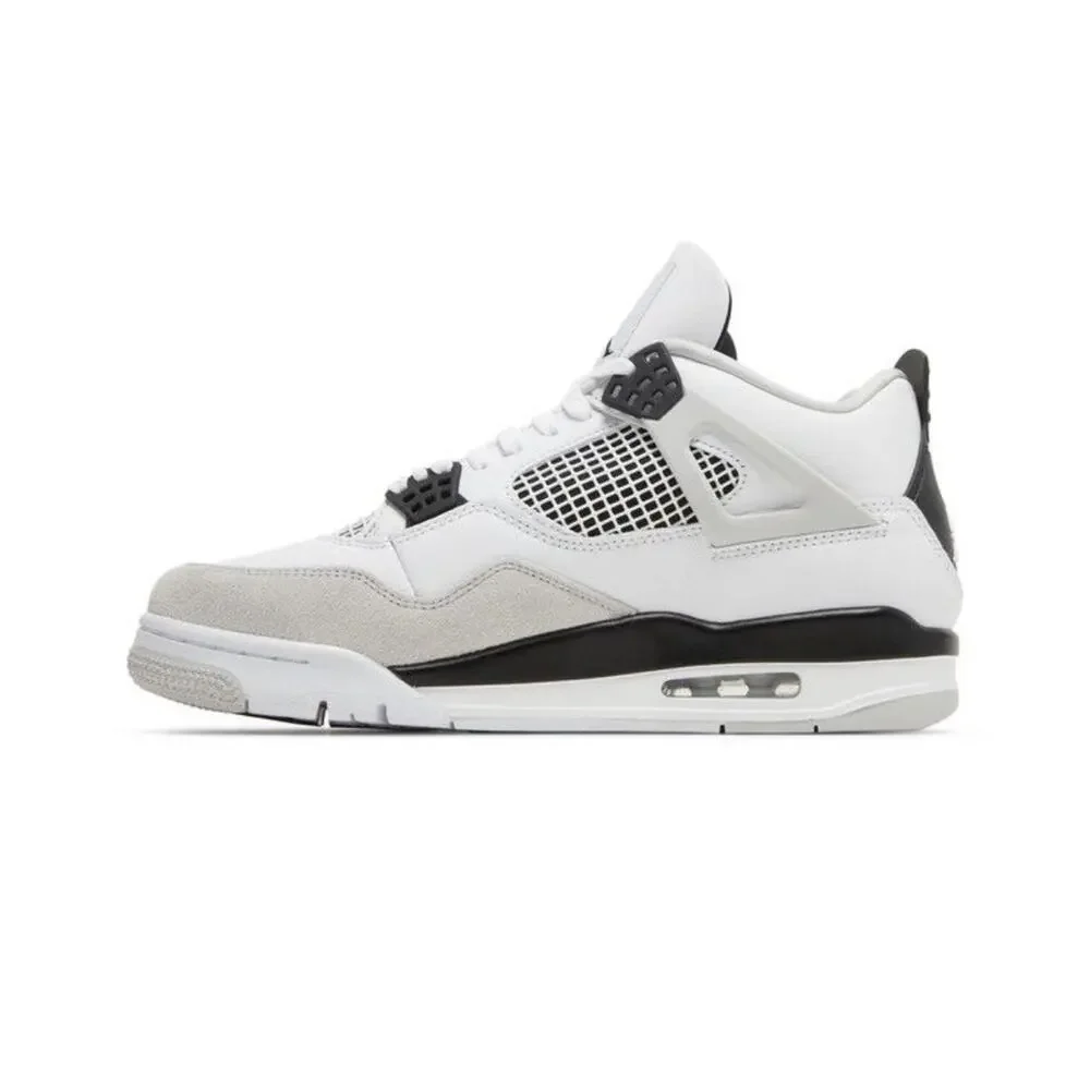 Nike Air Jordan 4 Retro Military Black/white Men's shoes DH6927-111 Size 9.5